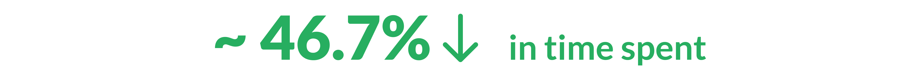 The time spent to finish the same flow in new version is about 87.5% less than in legacy version