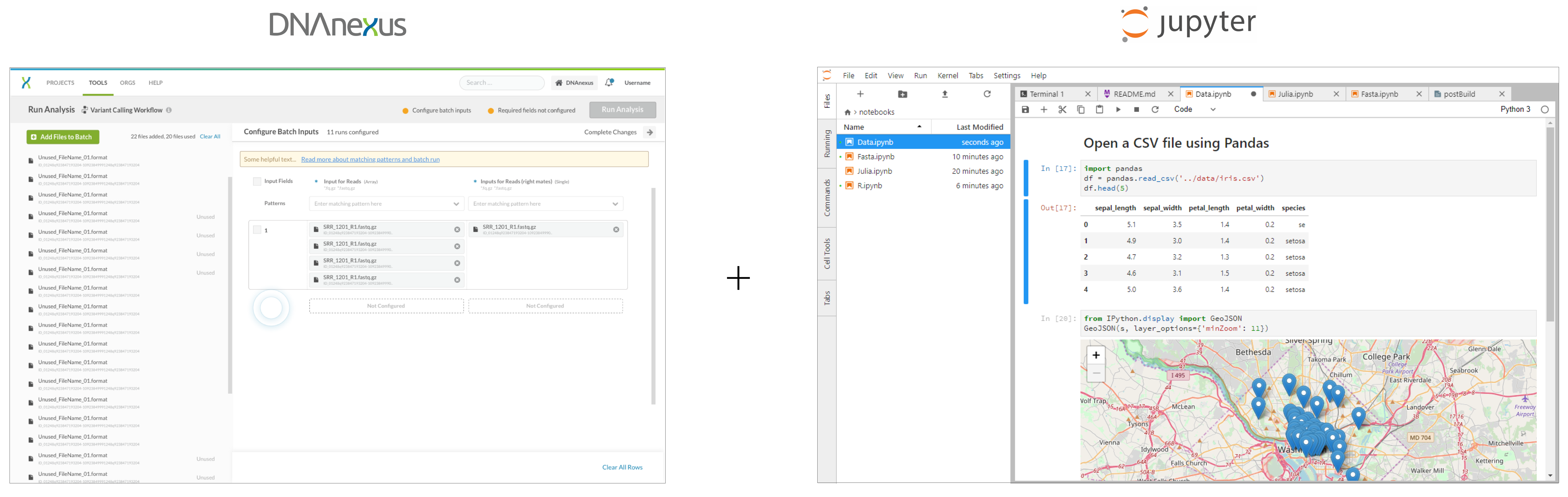 The integration of both UIs